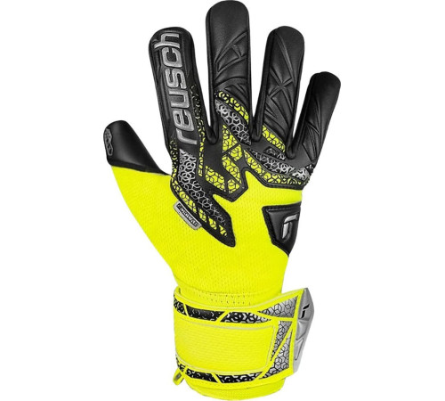 Рукавички воротарські Reusch Attrakt Gold X NC 5570955 2025 р.11, жовто-чорні Рукавички воротарські Reusch Attrakt Gold X NC 5570955 2025 р.11, жовто-чорні