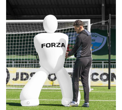 Манекен футболіста надувний FORZA Giant GK195 см, білий