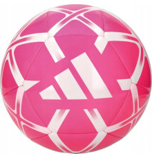 М'яч футбольний Adidas Starlancer Club TRN розмір 5, рожево-білий