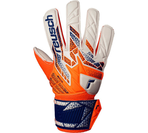 Рукавички воротарські Reusch Attrakt Solid Junior 5572516 2500 р.6, помаранчево-синій