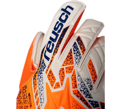 Рукавички воротарські Reusch Attrakt Solid Junior 5572516 2500 р.6, помаранчево-синій