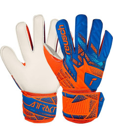 Рукавички воротарські Reusch Attrakt Solid Junior 5572515 2290 р.6,5, помаранчево-сині