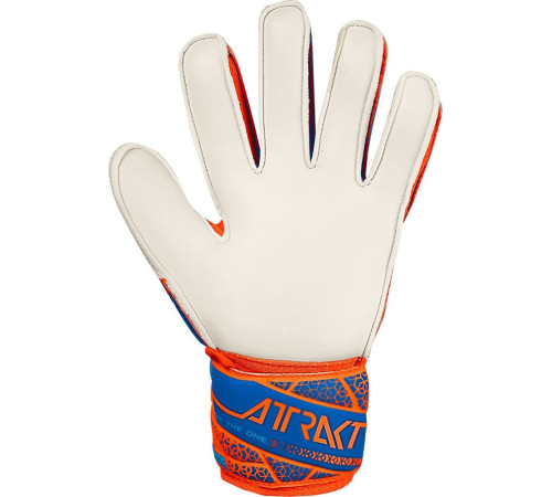Рукавички воротарські Reusch Attrakt Solid Junior 5572515 2290 р.6,5, помаранчево-сині Рукавички воротарські Reusch Attrakt Solid Junior 5572515 2290 р.6,5, помаранчево-сині