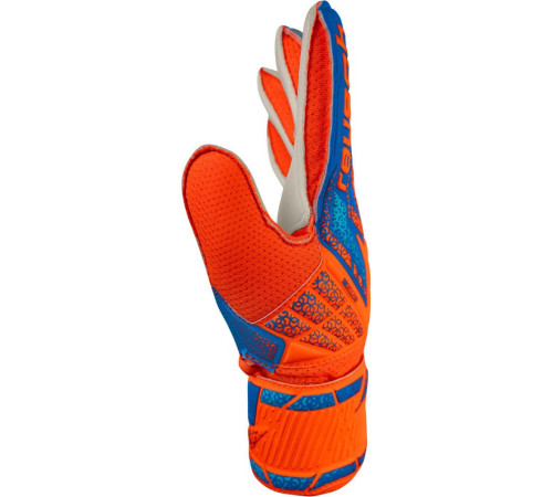 Рукавички воротарські Reusch Attrakt Solid Junior 5572515 2290 р.6,5, помаранчево-сині Рукавички воротарські Reusch Attrakt Solid Junior 5572515 2290 р.6,5, помаранчево-сині