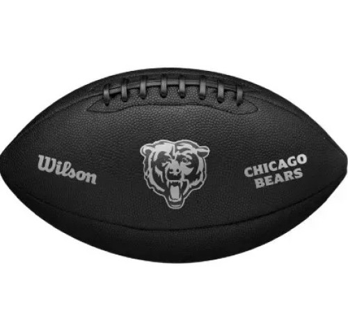 М'яч для американського футболу Wilson NFL TEAM METALLIC PREMIERE CH OF, чорний