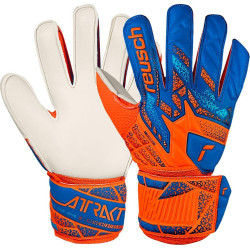 Рукавички воротарські Reusch Attrakt Solid Junior 5572515 2290 р.5,5, помаранчево-сині