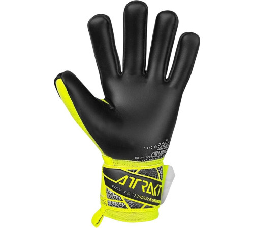 Рукавички воротарські Reusch Attrakt Gold X NC 5570955 2025 р.10, жовто-чорні Рукавички воротарські Reusch Attrakt Gold X NC 5570955 2025 р.10, жовто-чорні