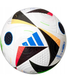 Футбольний м'яч Adidas Fussballliebe Euro 2024 OMB розмір 5, біло-чорний