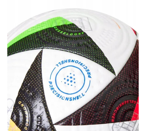 Футбольний м'яч Adidas Fussballliebe Euro 2024 OMB розмір 5, біло-чорний