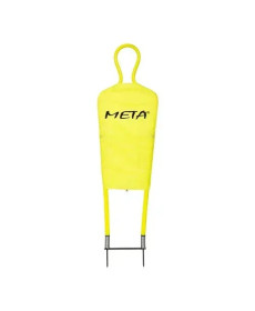 Манекен футболіста універсальний Meta Defender man Dummy  125-185 см, жовтий