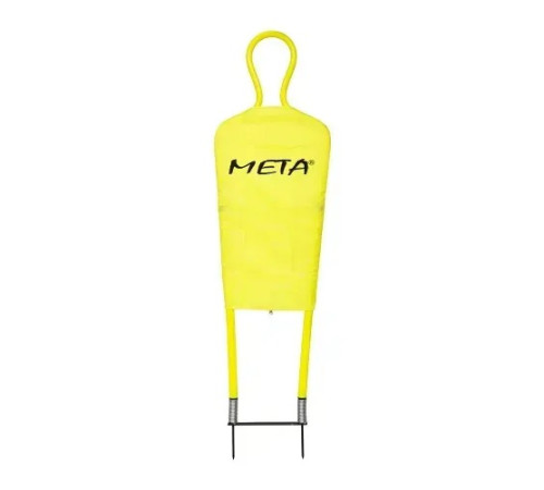 Манекен футболіста універсальний Meta Defender man Dummy 125-185 см, жовтий