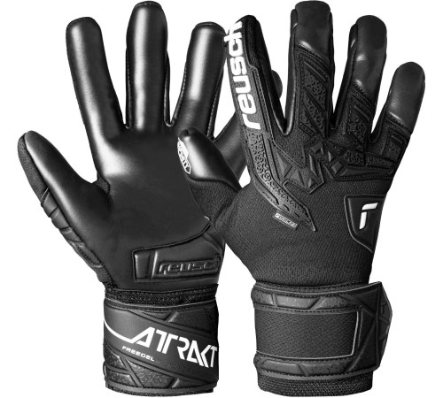 Рукавички воротарські Reusch Attrakt Freegel Infinity р. 7,5, чорні Рукавички воротарські Reusch Attrakt Freegel Infinity р. 7,5, чорні