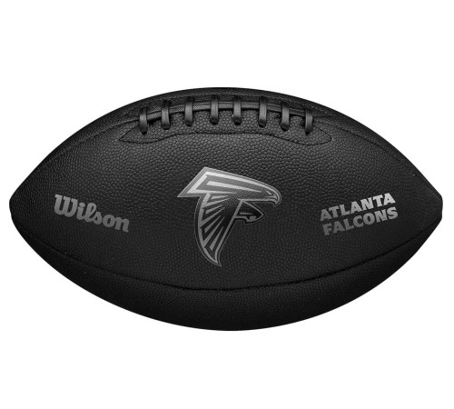 М'яч для американського футболу Wilson NFL TEAM METALLIC PREMIERE AT OF, чорний
