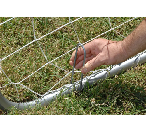 Ворота футбольні Garlando Field Match Pro 300 x 200 x 120 см, сірі