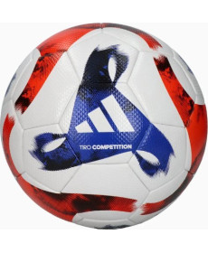 М'яч футбольний Adidas Tiro Competition Ball HT2426 розмір 5, біло-червоний