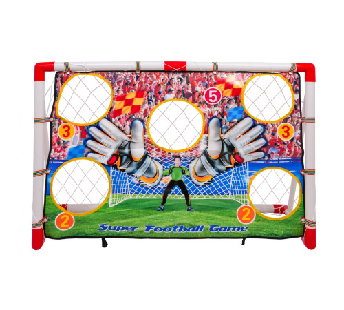 Ворота футбольні MEGA ZOG.628-76 з мішенню 116 x 76 x 48 см