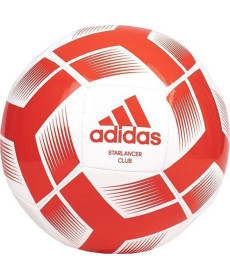 М'яч футбольний Adidas Starlancer Club Ball IA0974 розмір 5, біло-червоний