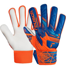 Рукавички воротарські Reusch Attrakt Starter Solid Finger Support Junior 5472511 2290 р.6, помаранчево-сині