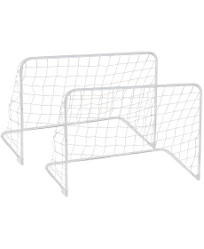 Ворота футбольні Garlando Train and Score 90 x 60 x 50 см, сірі