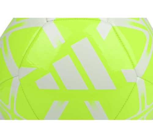 М'яч для футболу Adidas Starlancer Club жовто-білий IT6383 5 М'яч для футболу Adidas Starlancer Club жовто-білий IT6383 5
