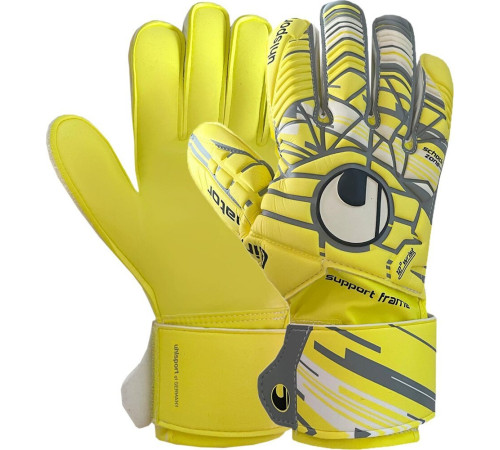 Рукавички воротарські Uhlsport Unlimited Soft SF 101102401 р.8, жовті Рукавички воротарські Uhlsport Unlimited Soft SF 101102401 р.8, жовті