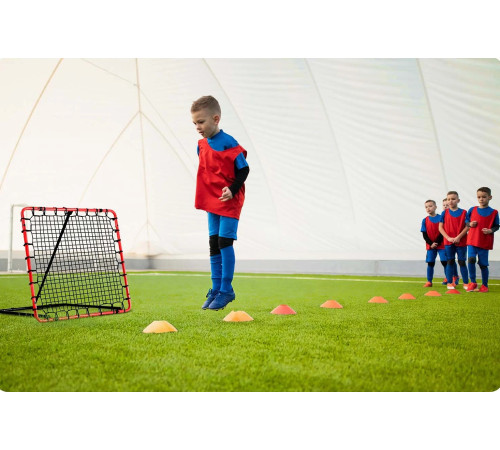 Ворота футбольні Neo-Sport NS-491 120 x 120 х 107 см, червоні
