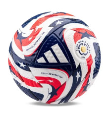 М'яч футбольний Adidas FIFA World Cup Pro розмір 5, біло-синій
