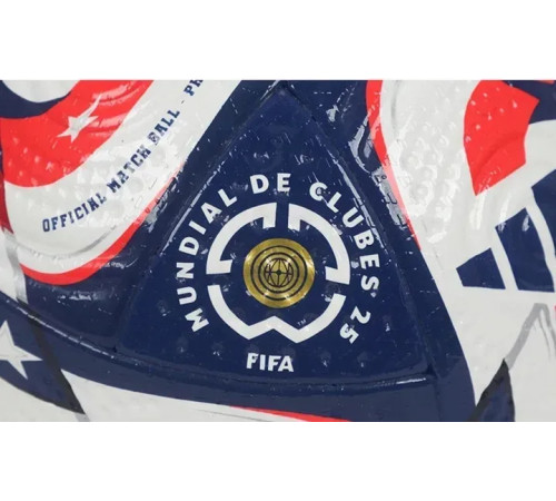 М'яч футбольний Adidas FIFA World Cup Pro розмір 5, біло-синій