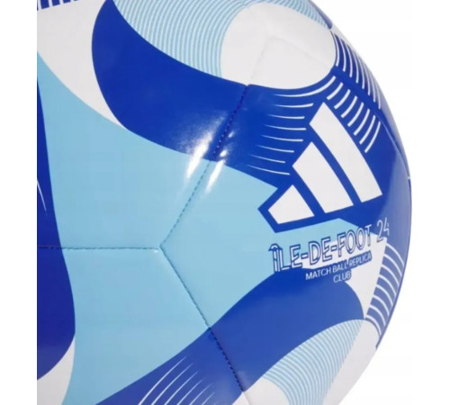 Футбольний м'яч Adidas Olympic 24 Club розмір 5, синьо-білий