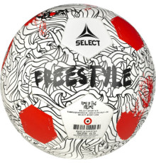 М'яч футбольний Select FREESTYLE v24 розмір 4, біло-червоний