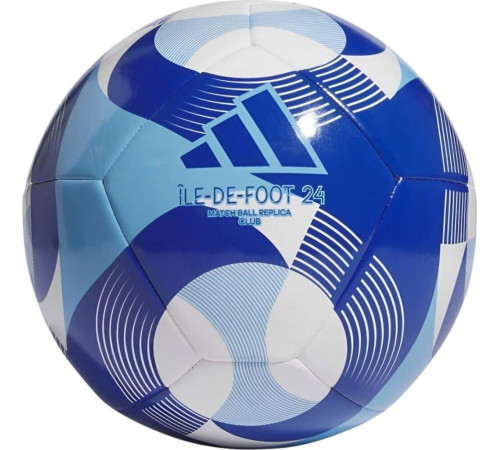 Футбольний м'яч Adidas Olympic 24 Club синій IW6328 розмір 5 Футбольний м'яч Adidas Olympic 24 Club синій IW6328 розмір 5