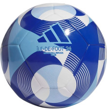 М'яч футбольний Adidas Olympic 24 Club IW6328 розмір 5, синій