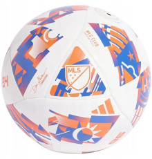 М'яч футбольний Adidas MLS Club розмір 5, біло-синій