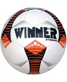 М'яч для футболу Winner XTREME, біло-оранжевий