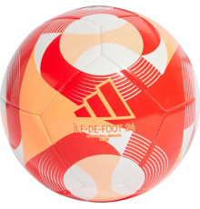 М'яч футбольний Adidas Olympic 24 Club IW6329 розмір 5, біло-червоний