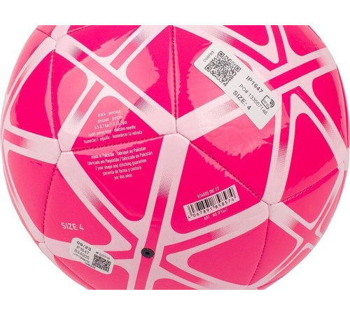 М'яч для футболу Adidas Starlancer Club рожевий IP1647 4 М'яч для футболу Adidas Starlancer Club рожевий IP1647 4