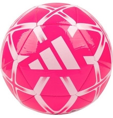 М'яч футбольний Adidas Starlancer Club IP1647 розмір 4, рожево-білий