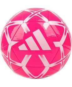 М'яч футбольний Adidas Starlancer Club IP1647 розмір 4, рожево-білий