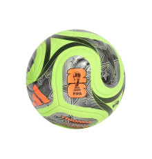 М'яч футбольний Adidas TRIONDA Competition Winter World Cup розмір 4, чорно-зелений