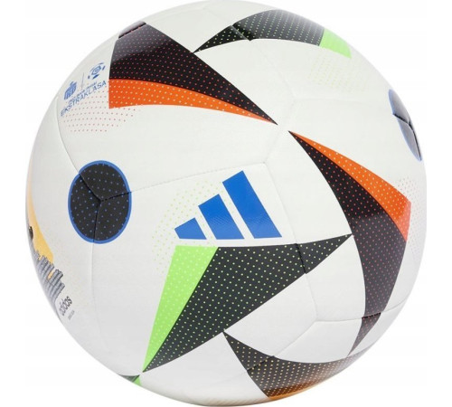 М'яч футбольний Adidas Ekstraklasa Training JD9069 розмір 4, біло-чорний