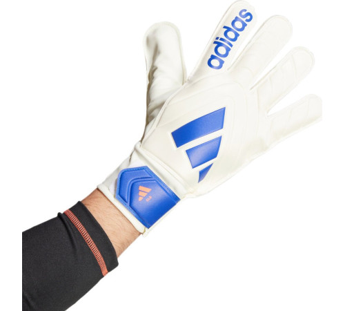 Рукавички воротарські Adidas Copa Club Goalkeeper IX3835 р.8, біло-сині Рукавички воротарські Adidas Copa Club Goalkeeper IX3835 р.8, біло-сині