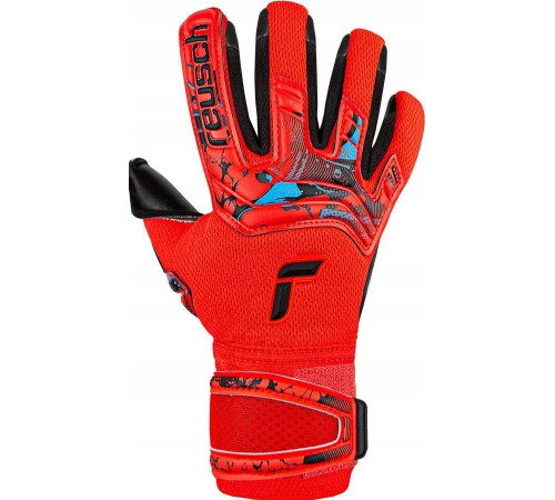 Рукавички воротарські Reusch Attrakt Duo 5370025 3333 р.10, червоно-чорні Рукавички воротарські Reusch Attrakt Duo 5370025 3333 р.10, червоно-чорні