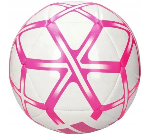 Футбольний м'яч Adidas Starlancer Club розмір 5, біло-рожевий