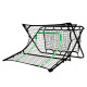 Сітка футбольна тренувальна VIRTUFIT REBOUNDER COMBI KICKBACK 113 х 106 х 61 см, чорно-зелена