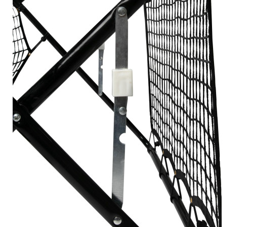 Сітка футбольна тренувальна VIRTUFIT REBOUNDER COMBI KICKBACK 113 х 106 х 61 см, чорно-зелена
