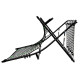 Сітка футбольна тренувальна VIRTUFIT REBOUNDER COMBI KICKBACK 113 х 106 х 61 см, чорно-зелена