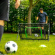 Сітка футбольна тренувальна VIRTUFIT REBOUNDER COMBI KICKBACK 113 х 106 х 61 см, чорно-зелена