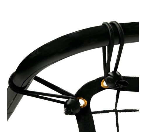 Сітка футбольна тренувальна VIRTUFIT REBOUNDER COMBI KICKBACK 113 х 106 х 61 см, чорно-зелена