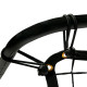 Сітка футбольна тренувальна VIRTUFIT REBOUNDER COMBI KICKBACK 113 х 106 х 61 см, чорно-зелена