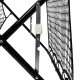 Сітка футбольна тренувальна VIRTUFIT REBOUNDER COMBI KICKBACK 113 х 106 х 61 см, чорно-зелена